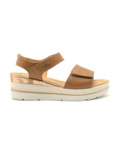 Melluso Walk sandalo in pelle con zeppa